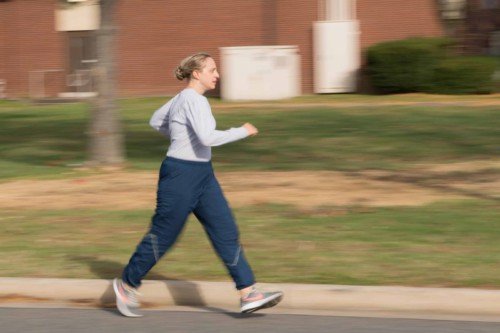 Brisk walking is better for your health than walking slowly.